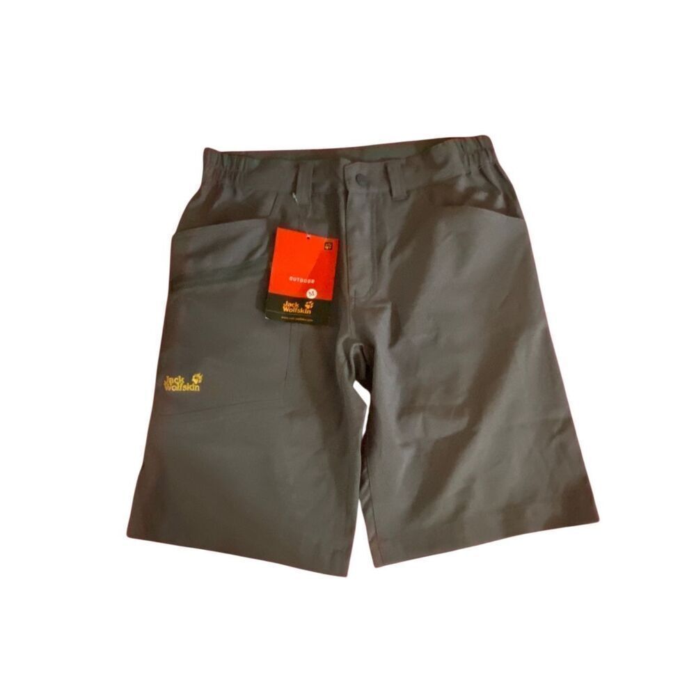 Jack wolfskin, NWT men’s gray classic hiking outdoorsy shorts size medium